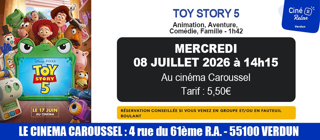 actualité Cine Relax Toy Story