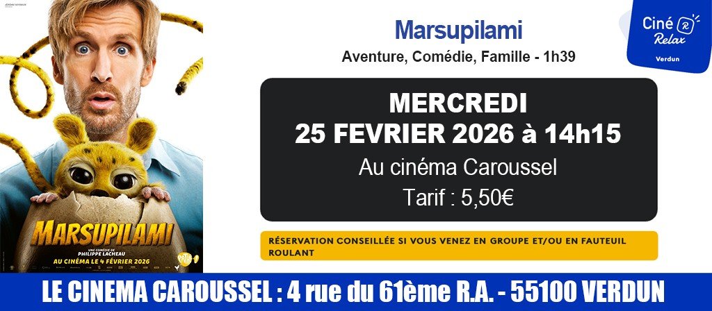 actualité RELAX MARSUPILAMI