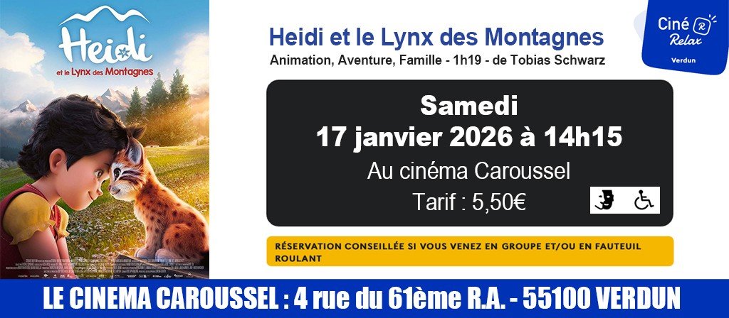 actualité cine relax heidi